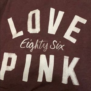 PINK Victoria's Secret Sweaters - Maroon 3/4 zip PINK Victoria's Secret Sweaters - Maroon 3/4 zip